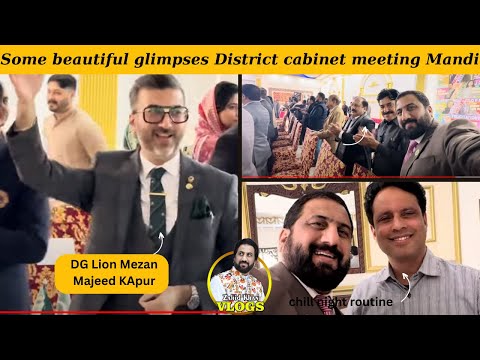 Attending the 3rd District Cabinet Meeting - Lions Club in Mandi Bahauddin I Zahid Khan vlogs