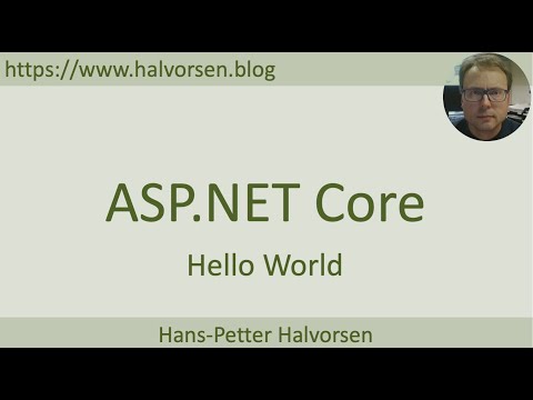 ASP.NET Core - Hello World