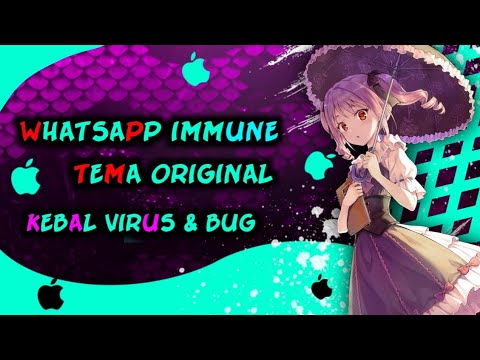 WHATSAPP IMMUNE || KEBAL VIRUS & BUG || TEMA ORI || RES UNLOCK || NO PASSWORD