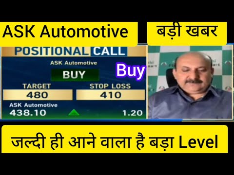 Ask Auto share Latest News, Anil singhvi on ask auro buy or not ? Ask auto chart analysis Target