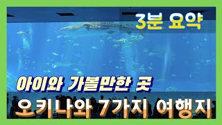 [오키나와 가족여행] 아이와 가볼만한 곳 7가지 핵심 정리 3분 요약!