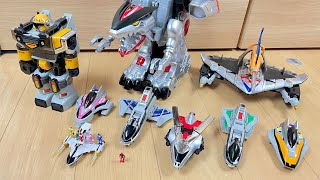 【PowerRangers TimeForce All megazord】未来人⁉︎タイムレンジャーのDXロボで遊んでみた