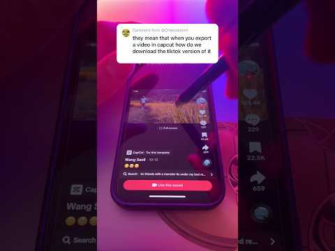 How to SAVE YOUR TIKTOK versions of your CapCut Video Tutorial