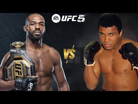 UFC 5 JON JONES VS. MUHAMMAD ALI FOR THE UFC HEAVYWEIGHT CHAMPIONSHIP BELT!