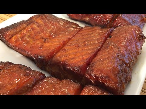 Asian Smoked Salmon Recipe-How To Smoke Food Gas/Charcoal Grill-Marinade/Brine