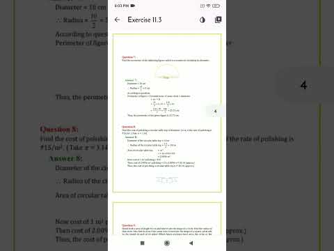 Class 7 maths ch 11 perimeter & area ex 11.3 solution #mathlogic #arithmetic #mathguide #mathproblem