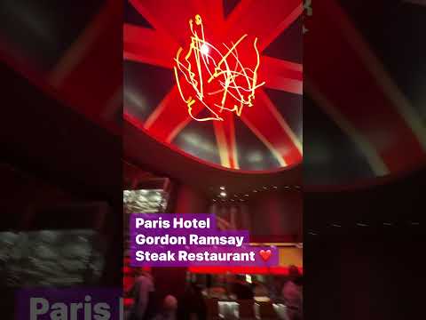 ラスベガスパリスでGordon Ramsay Steak❤️