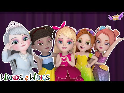 Princess Dressing Up | Princesses Costume Song + This Is The Way | Princess Songs- Wands And Wings