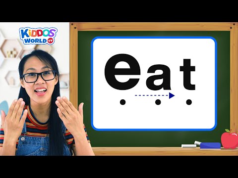 Teaching Kids How to Read  Easy 3 - Letter Words - Learning the Letter Phonic Sounds