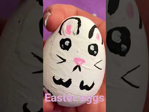 Painting eggs bunnies, sloths, chocolate! #painting