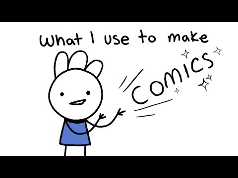 What I use to make comics