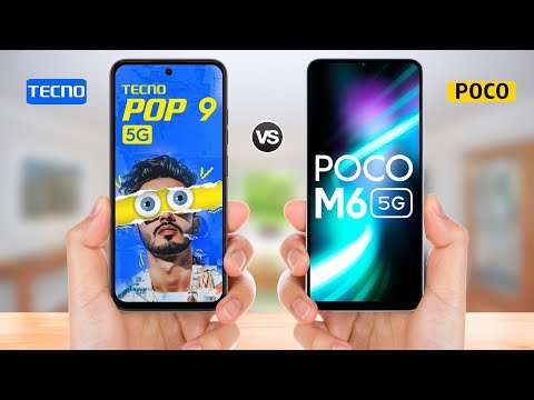 Tecno Pop 9 5g vs Poco M6 5g || Full Comparison