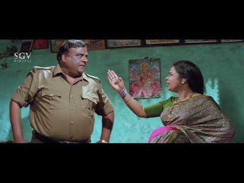 Constable Doddanna and Shashikumar Comedy Scenes - Baaro Nanna Muddina Krishna Kannada Movie