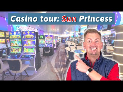 Tour of the casino on Sun Princess