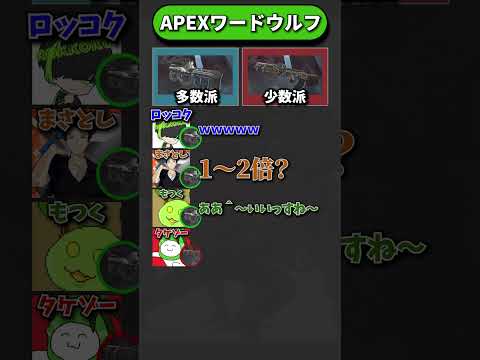 APEXワードウルフ「フラットラインvsプラウラー  編」【APEX エーペックスレジェンズ】