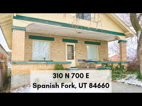 [Sold] 310 N 700 E Spanish Fork, UT 84660 Video Tour