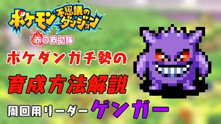 【ポケダン赤】ポケダンガチ勢の育成解説　周回用ポケモンゲンガーの育成　【解説】