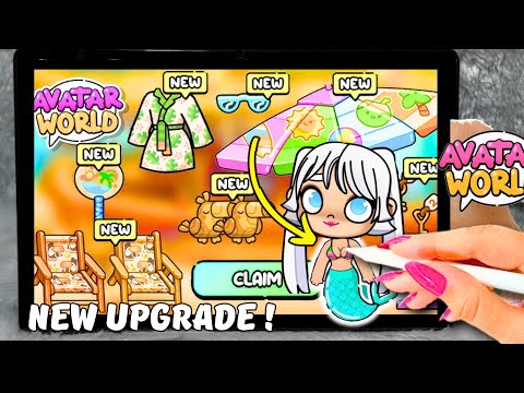 NEW MERMAID CLOTHING 🧜‍♀️ IN AVATAR WORLD🌍NEW UPDATE! NEW LOCATIONS😍