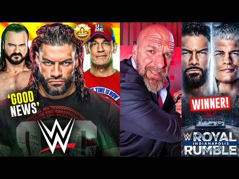 Good News for INDIAN WWE Fans! 🇮🇳 | Triple H BIG PROMISE, Royal Rumble 2024 WINNER | WWE News