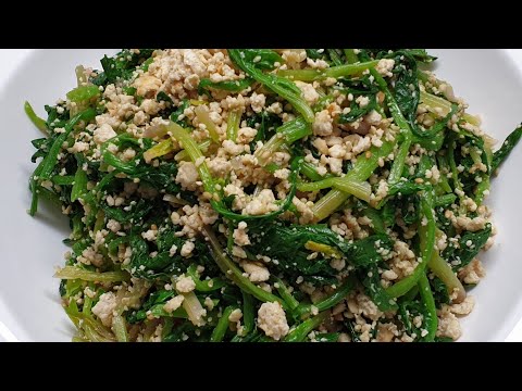 💜시금치 두부무침  Spinash & tofu salad ~두부를 이렇게 무치니 고소함 두배~