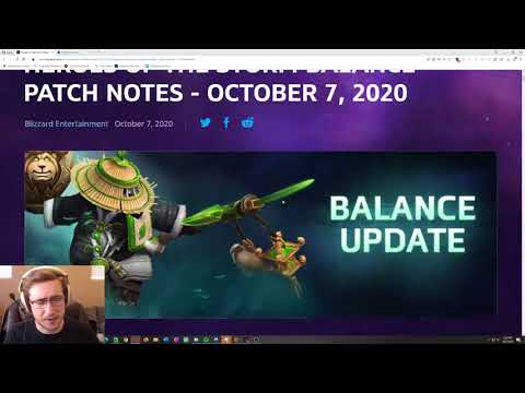 October 7th Hots Balance Patch (Gaz Buffs, Dva/etc nerfs, and more)