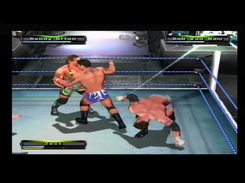 WWE WrestleMania XIX - Rob Van Dam Vs Test Vs Randy Orton