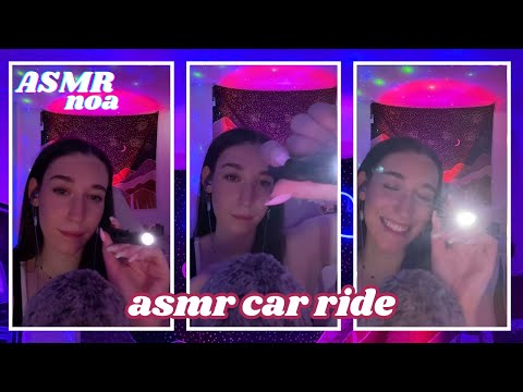 asmr sleepy car ride 🚗💤 | relaxing visuals & sounds to ease you into sleep