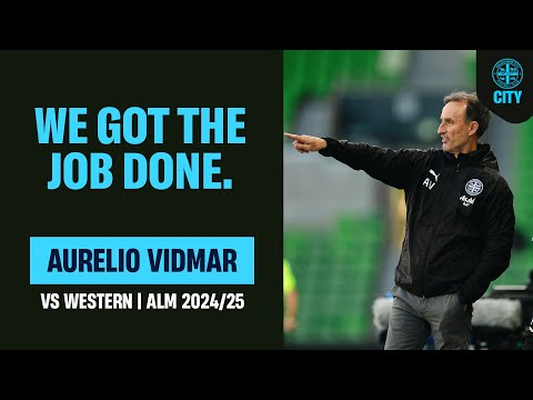 "DESERVED THE THREE POINTS" | 🎤 MANAGER'S WRAP | Aurelio Vidmar | Western 0-1 City | 04/11/24