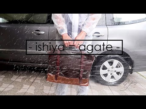 ishiya agate || tas kantor - canvas wax || anti gerimis