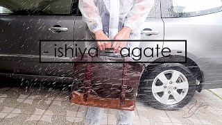 ishiya agate || tas kantor - canvas wax || anti gerimis