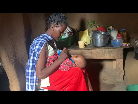 The Humble African Village Lifestyle of a Traditional Family Who Lives In Semi-arid Part Of Africa