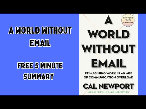 A World Without Email 🤯 | Boost Productivity | Cal Newport Book Summary