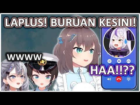 AKIROSE, SUBARU Dan ZETA Tertawa Mendengar Percakapan LAPLUS Saat Ditelfon | (Hololive Clips)