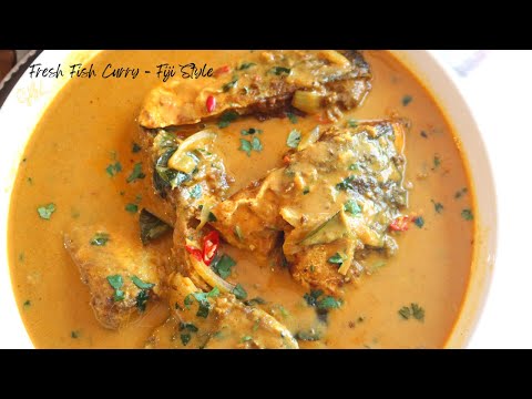 Fresh Fish Curry Fiji Style | Fijian Fish Curry | How to make Fish Curry | Fish in Coconut Milk