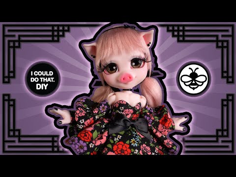 🐷🖤 ANNA SOOIE 🖤🐷 FASHION PIG CUSTOM DOLL🖤