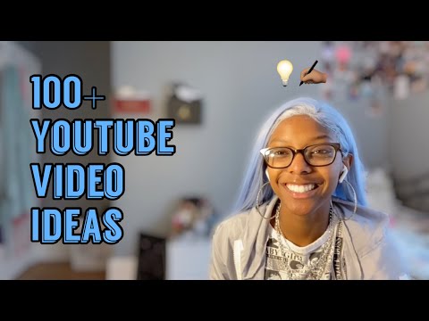 100+ youtube video ideas when you're stuck || cameryn ayanna