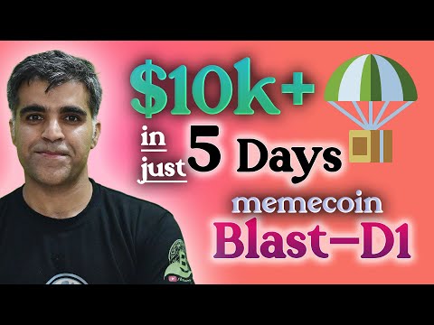 How to earn $10k Blast Airdrop in 5 Days - Memecoin Launchpad on DistrictONE | Crypto1O1