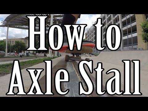 How to do a Backside Axle Stall on a Skateboard (Mini Ramp Tutorial)