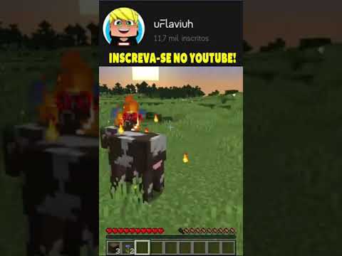 Minecraft, mas tudo que eu olho vira uma bomba rélogio #Shorts