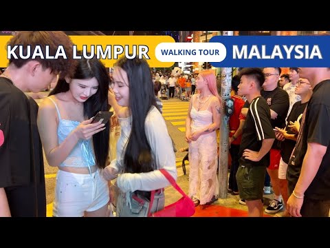 KUALA LUMPUR NIGHTLIFE 🇲🇾 KLCC Bukit Bintang WALKING Tour 2024