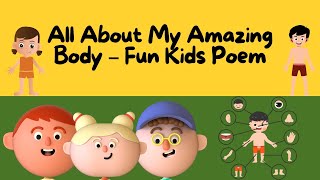 Learn Body Parts with Fun Poem | Body Parts Poem | fun kids poem | Nursery rhymes |