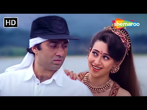 Ruk Majnu Aaj Mera Dil Tod Ke Jaa | Karishma Kapoor, Sunny Deol | Ajay (1996) | Alka Yagnik, Kumar S