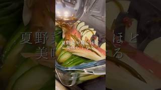 夏野菜が驚くほど美味しくなる！「ご飯がすすむ夏野菜漬け」 #簡単ごはん