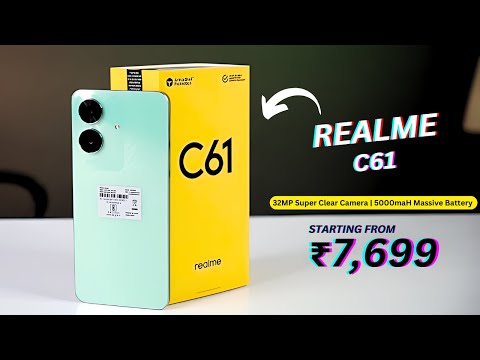 Realme C61 Unboxing, First Look & Review 🔥Realme C61 Price,Spec & Many More...