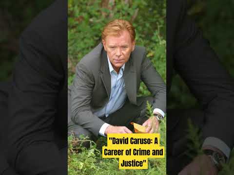 David Caruso: A Career of Crime and Justice