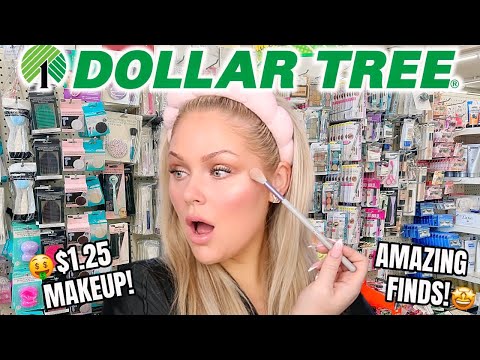 Full Face of *DOLLAR TREE* Makeup Tutorial | $1.25 Makeup YOU NEED 😍  KELLY STRACK