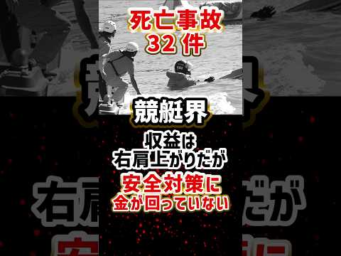 【競艇界、死亡事故32件】収益は右肩上がりだが、安全対策にお金が回っていない｜ボートレーサー/競艇選手/ボートレース/競艇｜競艇予想サイト/稼げる/稼げた/稼ぐ方法/副業/投資