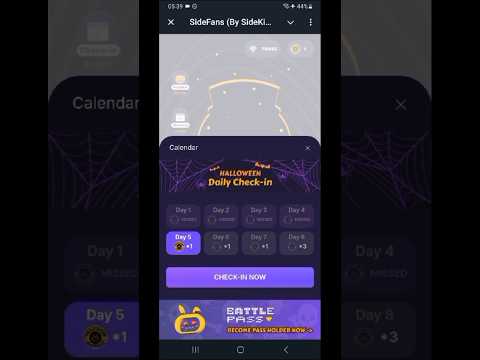 SideKick Halloween Earn Free Diamonds | SideKick Daily CheckIn Task #shorts #sidekick #sidekicklabs