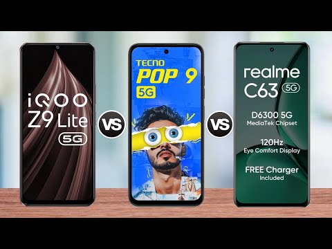 IQOO Z9 Lite vs Tecno Pop 9 vs Realme C63