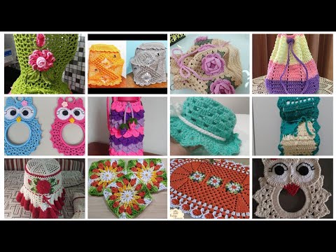 Ideas elegantes y hermosas de patrones de crochet hechos a mano para decoraciones del hogar